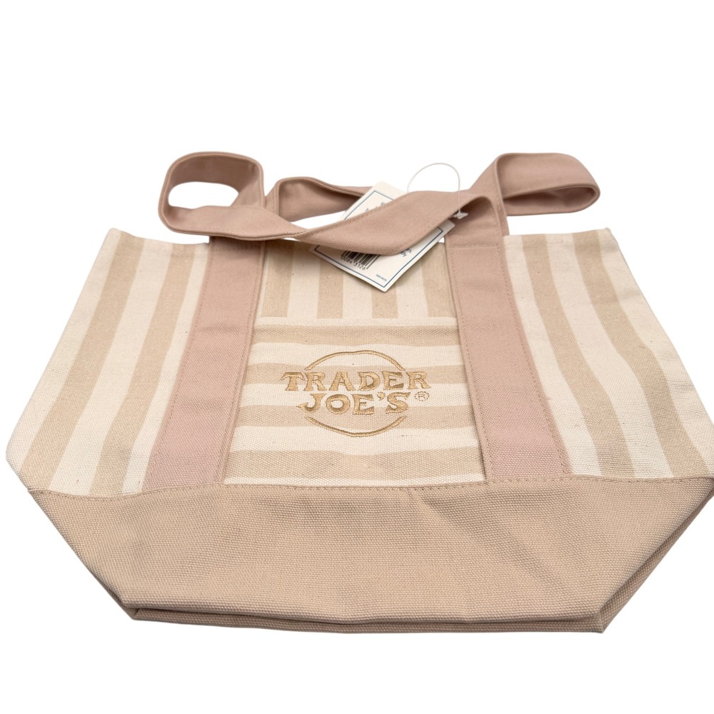 Trader Joes Mini Canvas Tote Bags 6 OS Multi Color Viral Limited Ed Bundle - Picture 9 of 12